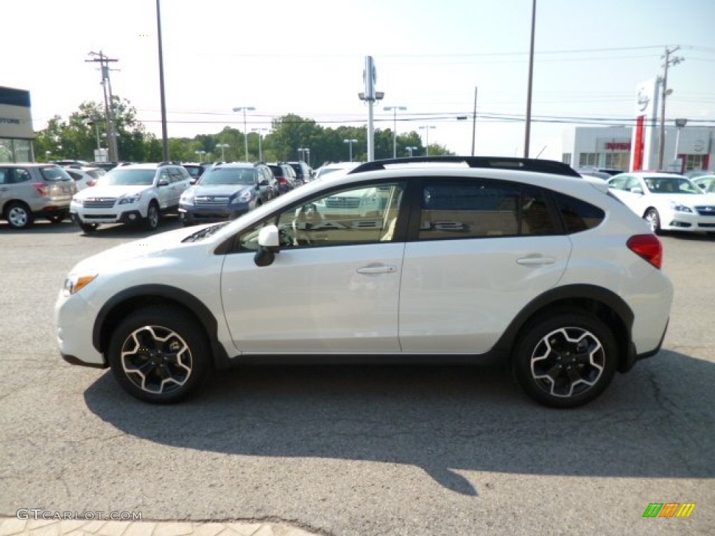 2013 XV Crosstrek 2.0 Premium - Satin White Pearl / Ivory photo #4