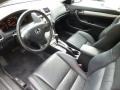 Black 2004 Honda Accord EX V6 Coupe Interior Color