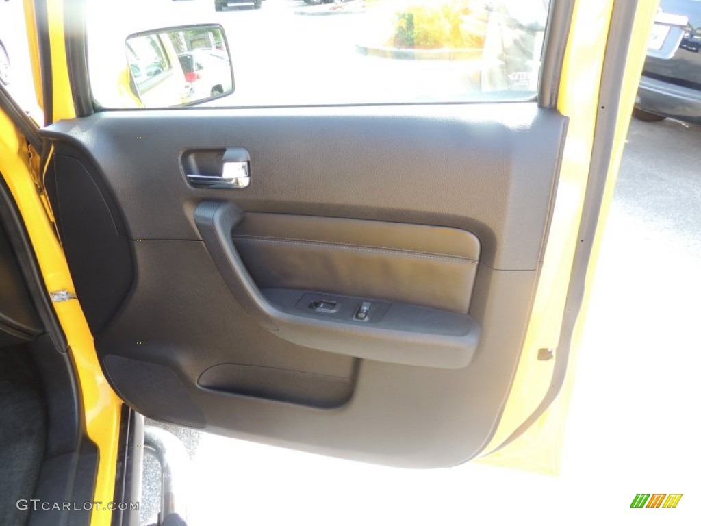 2007 H3 X - Yellow / Ebony Black photo #10