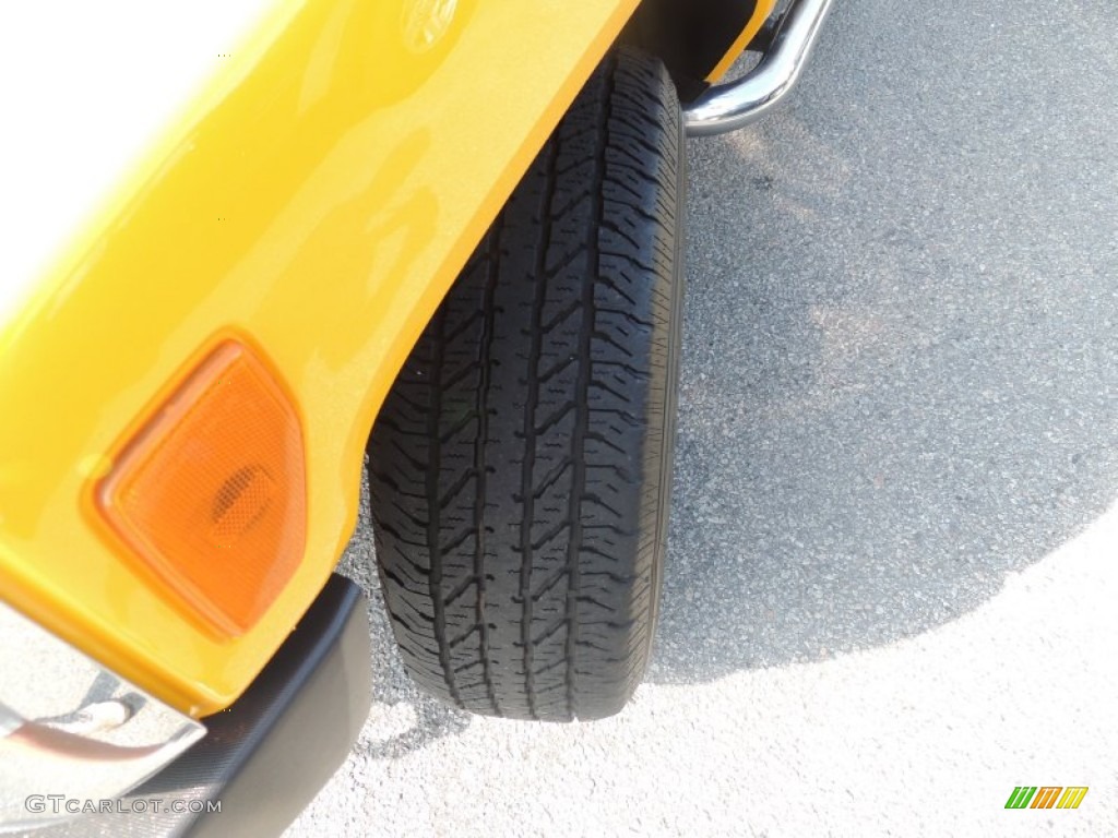 2007 H3 X - Yellow / Ebony Black photo #17