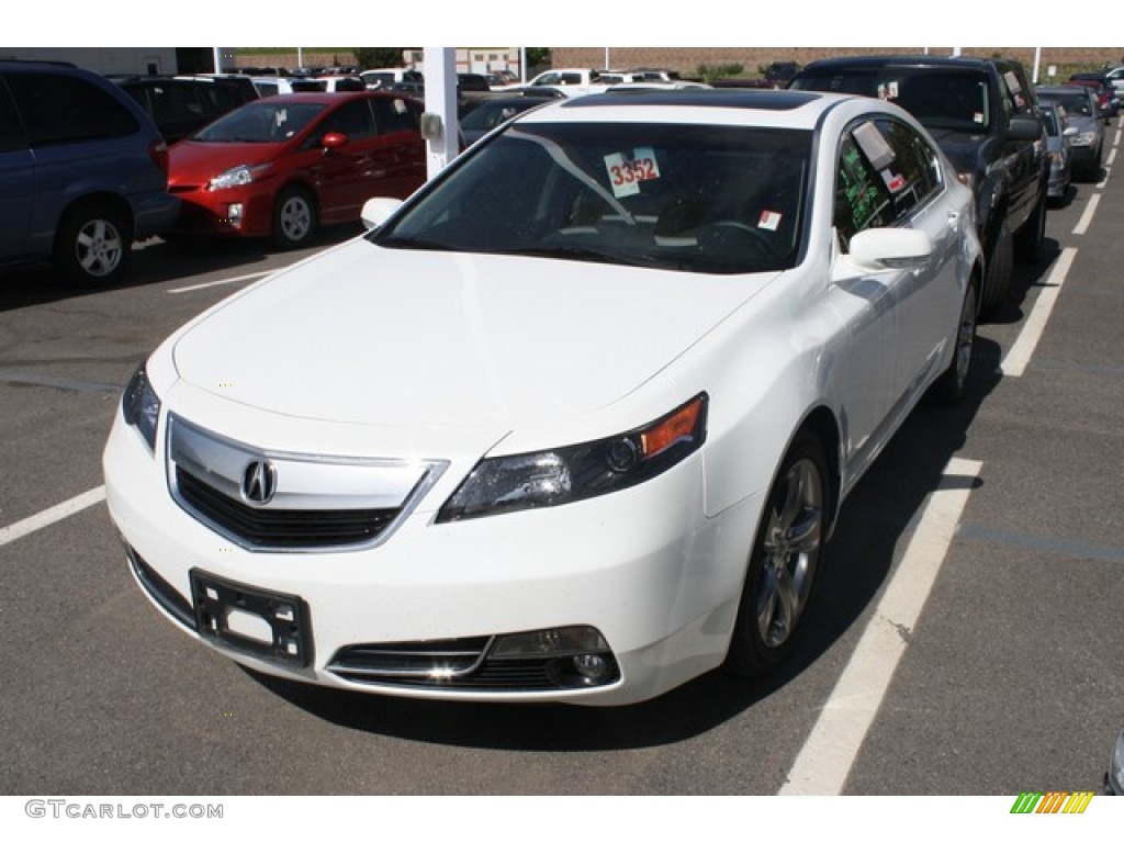 Bellanova White Pearl 2012 Acura TL 3.7 SH-AWD Technology Exterior Photo #82769884