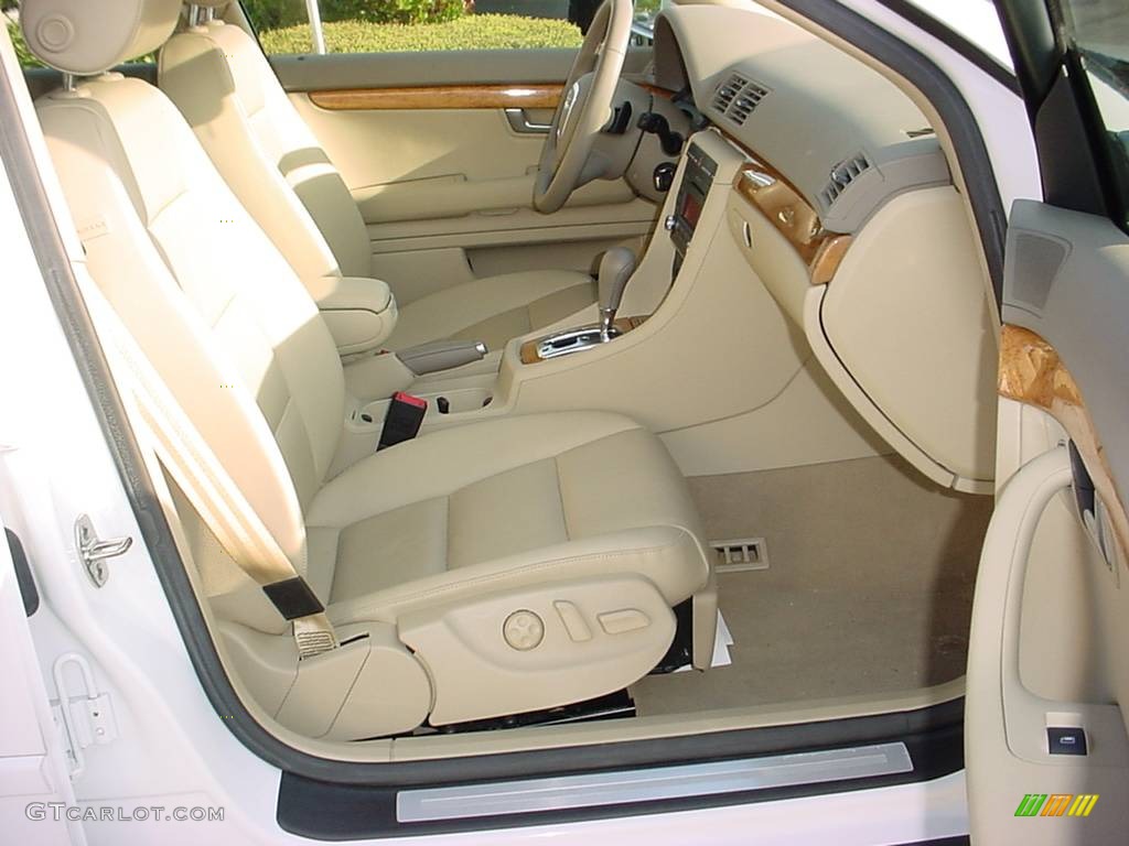 2008 A4 3.2 Sedan - Ibis White / Beige photo #10