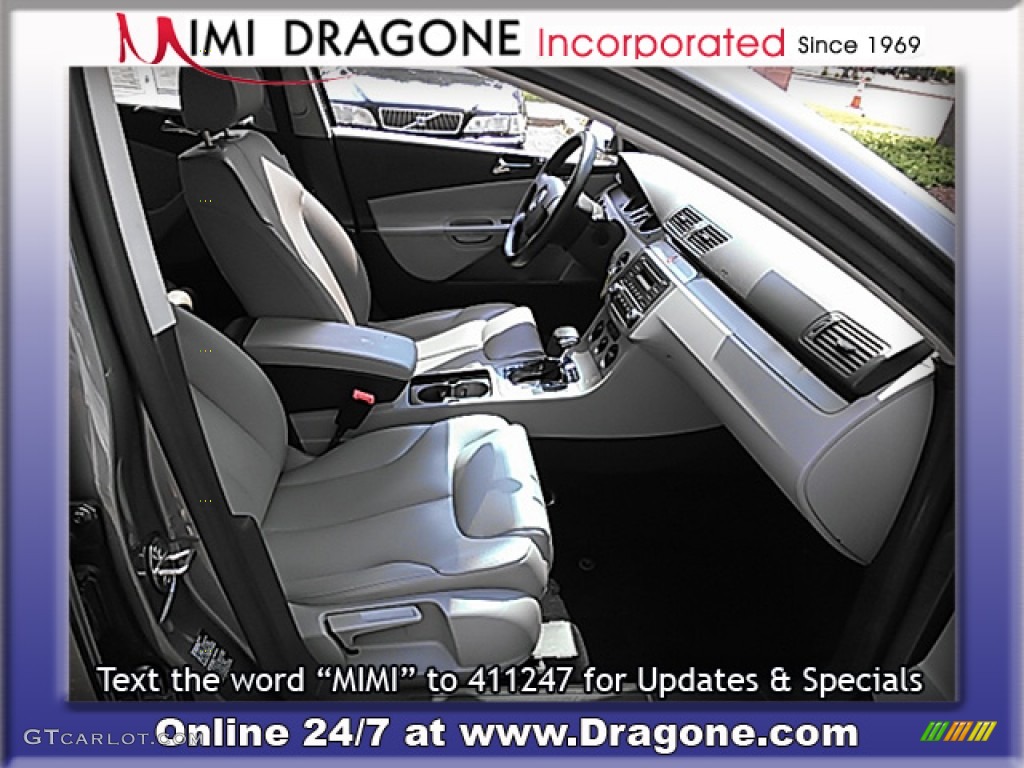 2006 Passat 2.0T Sedan - Blue Graphite Metallic / Classic Grey photo #12