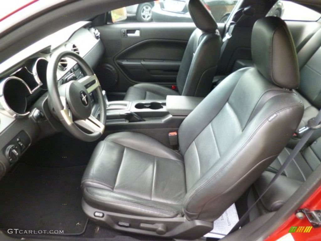 2008 Mustang V6 Premium Coupe - Dark Candy Apple Red / Dark Charcoal photo #14