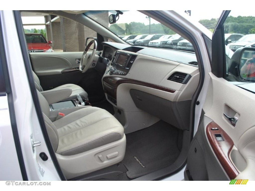 2011 Sienna Limited - Super White / Bisque photo #4