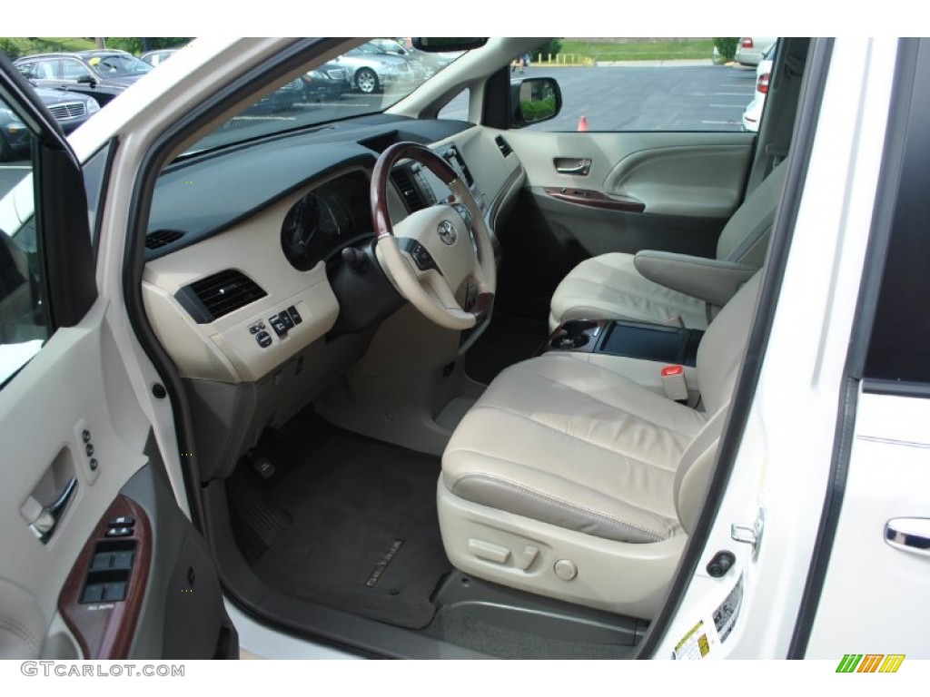 2011 Sienna Limited - Super White / Bisque photo #20