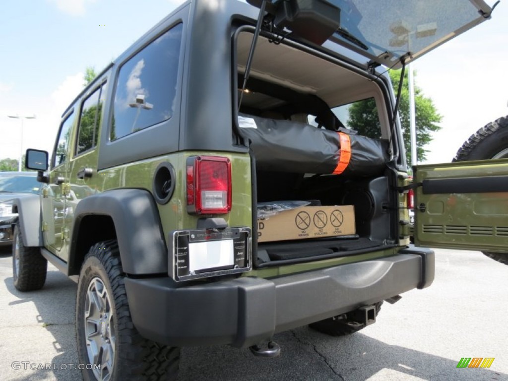 2013 Wrangler Unlimited Rubicon 4x4 - Commando Green / Black/Dark Saddle photo #9