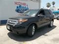 2014 Tuxedo Black Ford Explorer XLT  photo #1