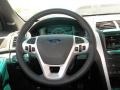 Charcoal Black 2014 Ford Explorer XLT Steering Wheel