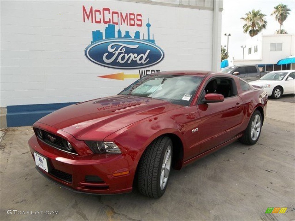 2014 Mustang GT Coupe - Ruby Red / Charcoal Black photo #1