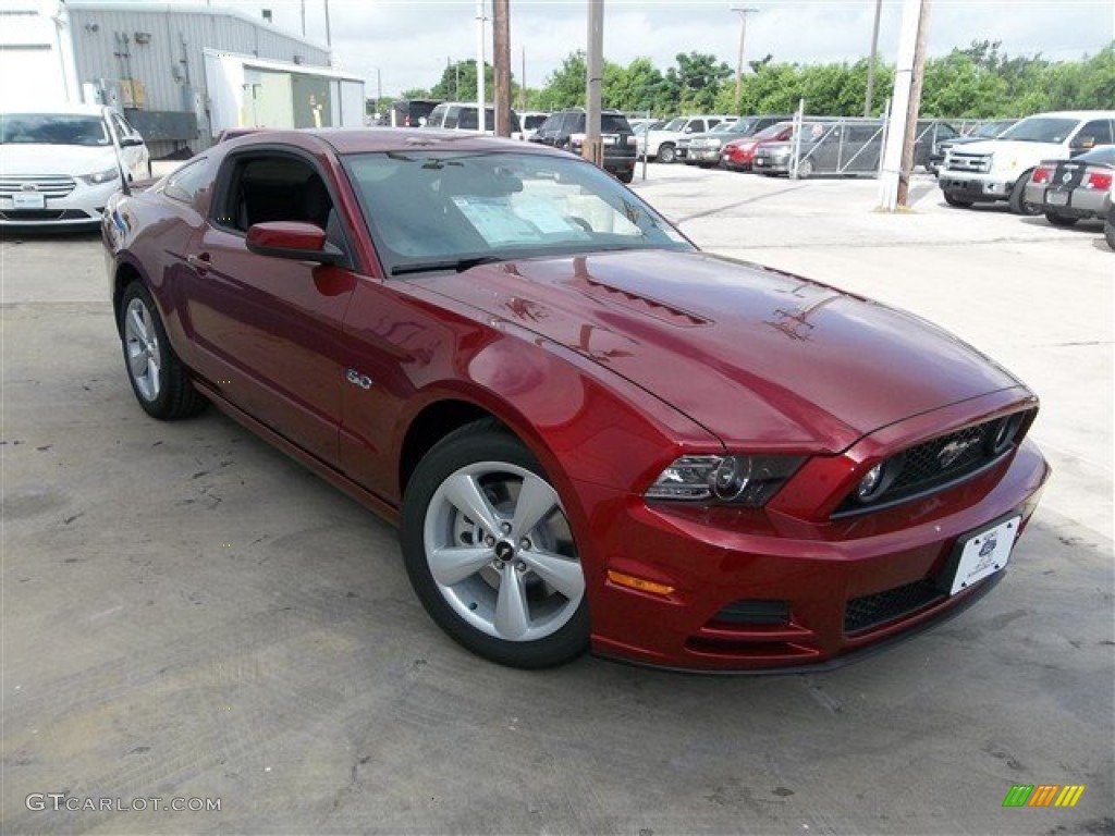 2014 Mustang GT Coupe - Ruby Red / Charcoal Black photo #6