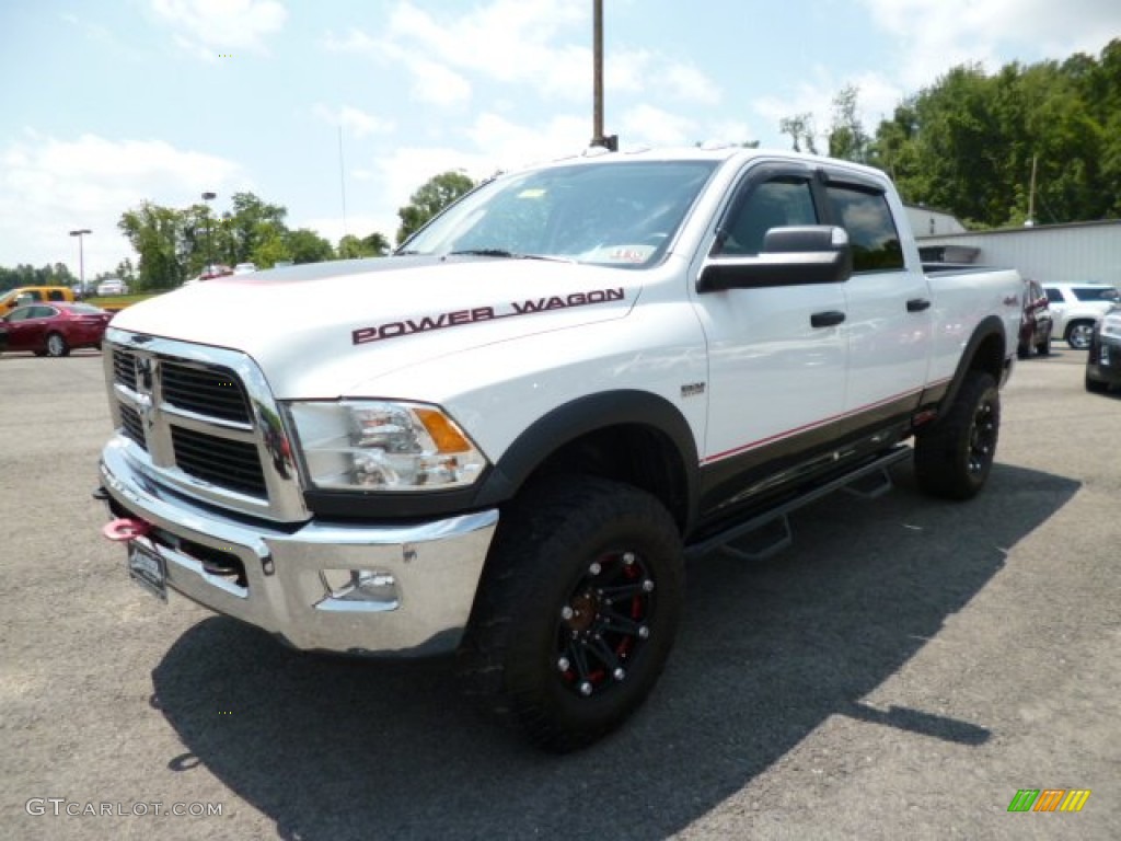 Bright White 2011 Dodge Ram 2500 HD Power Wagon Crew Cab 4x4 Exterior Photo #82773753