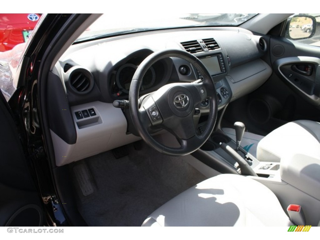 2010 RAV4 Limited V6 4WD - Black / Ash Gray photo #5