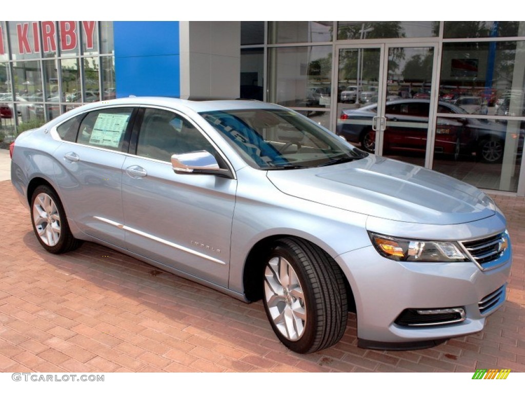 2014 Impala LTZ - Silver Topaz Metallic / Jet Black/Dark Titanium photo #12