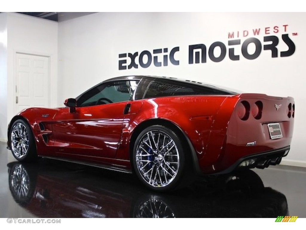 2011 Corvette ZR1 - Crystal Red Tintcoat Metallic / Ebony Black/Titanium photo #5