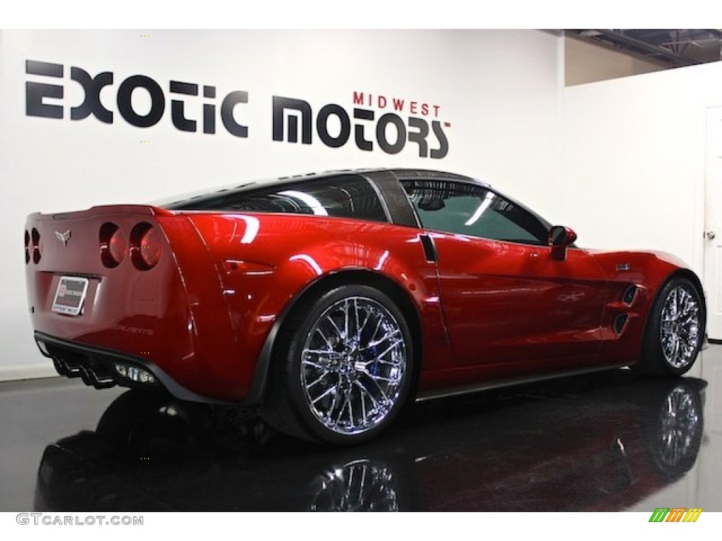 2011 Corvette ZR1 - Crystal Red Tintcoat Metallic / Ebony Black/Titanium photo #6