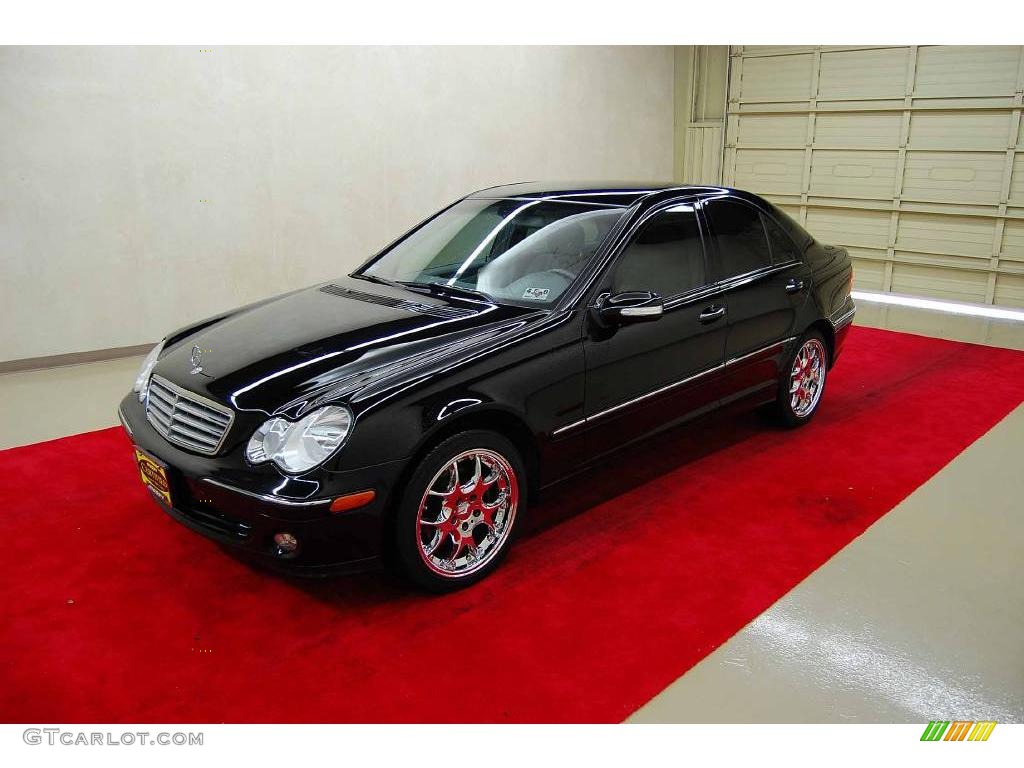 2005 C 240 Sedan - Black / Ash photo #3