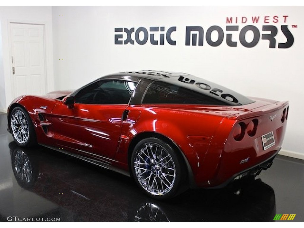 2011 Corvette ZR1 - Crystal Red Tintcoat Metallic / Ebony Black/Titanium photo #9