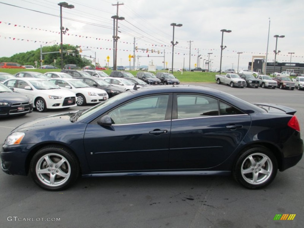 Midnight Blue Metallic 2009 Pontiac G6 V6 Sedan Exterior Photo #82775779