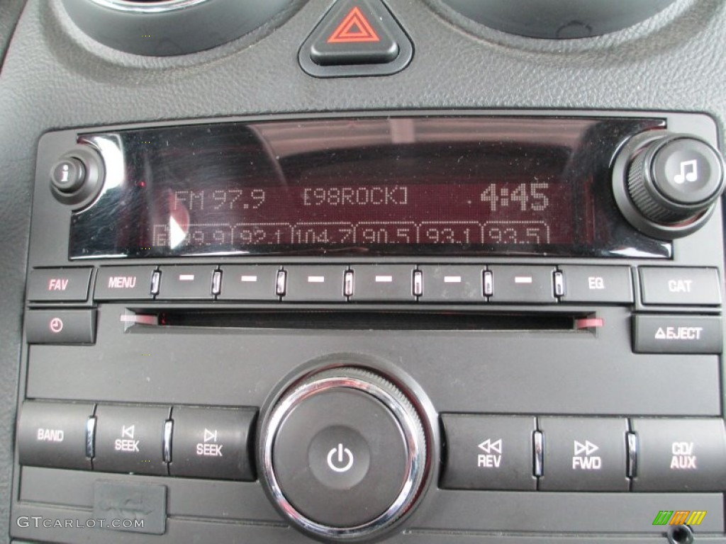 2009 Pontiac G6 V6 Sedan Audio System Photo #82776306