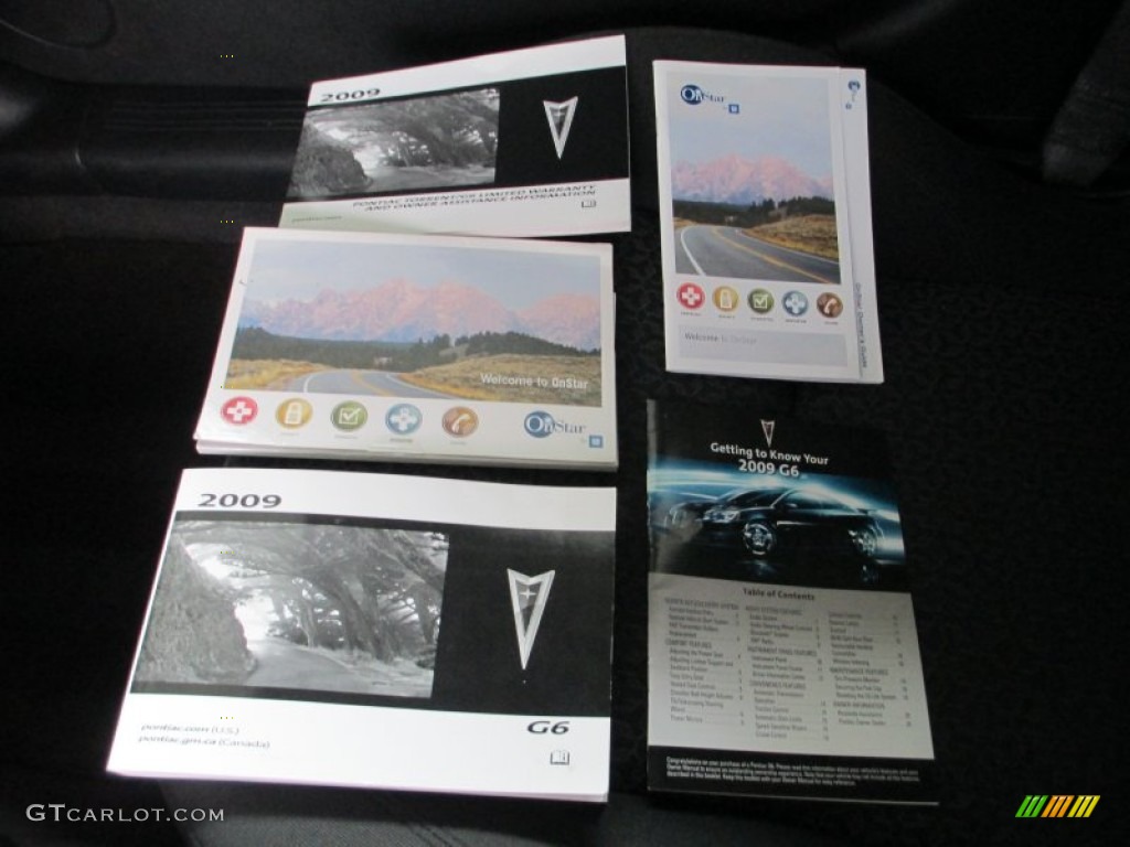 2009 Pontiac G6 V6 Sedan Books/Manuals Photo #82776492