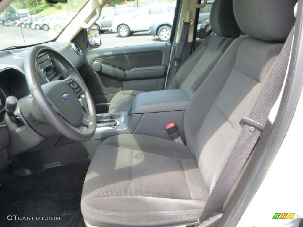 Black Interior 2010 Ford Explorer XLT 4x4 Photo #82777107