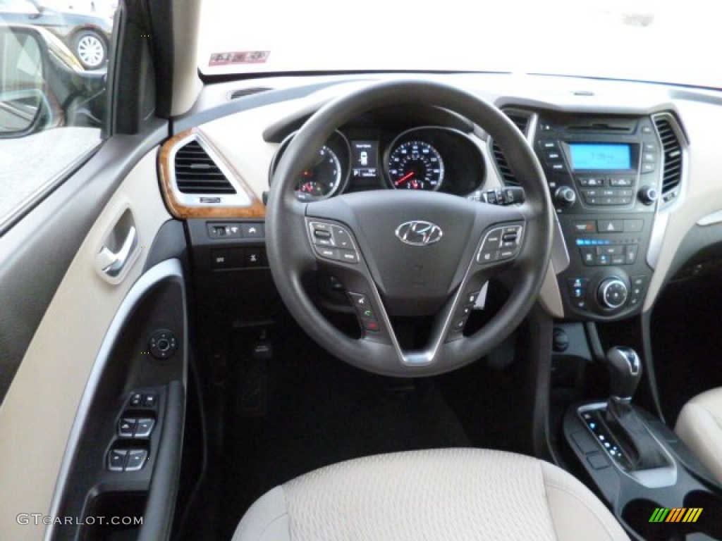 2013 Hyundai Santa Fe Sport AWD Beige Dashboard Photo #82777502