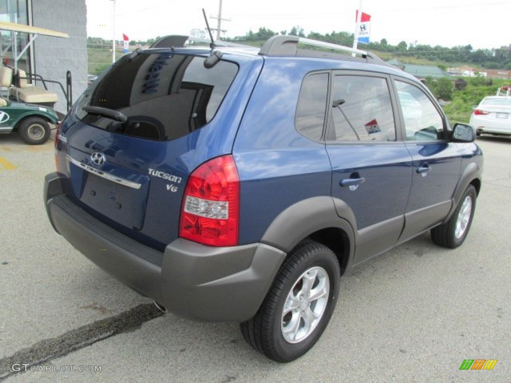 Nautical Blue 2009 Hyundai Tucson SE V6 Exterior Photo #82777520