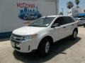 2013 White Suede Ford Edge SE  photo #1