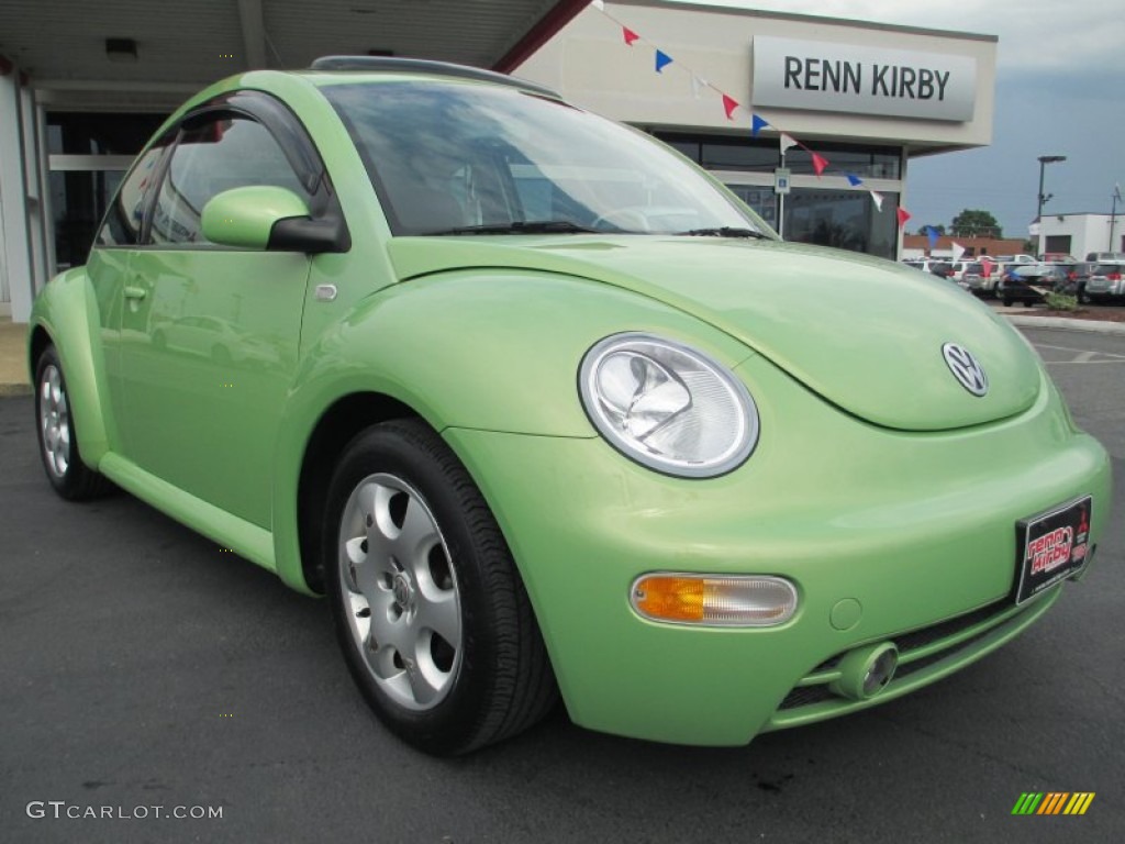 2003 New Beetle GLS Coupe - Cyber Green Metallic / Black photo #1