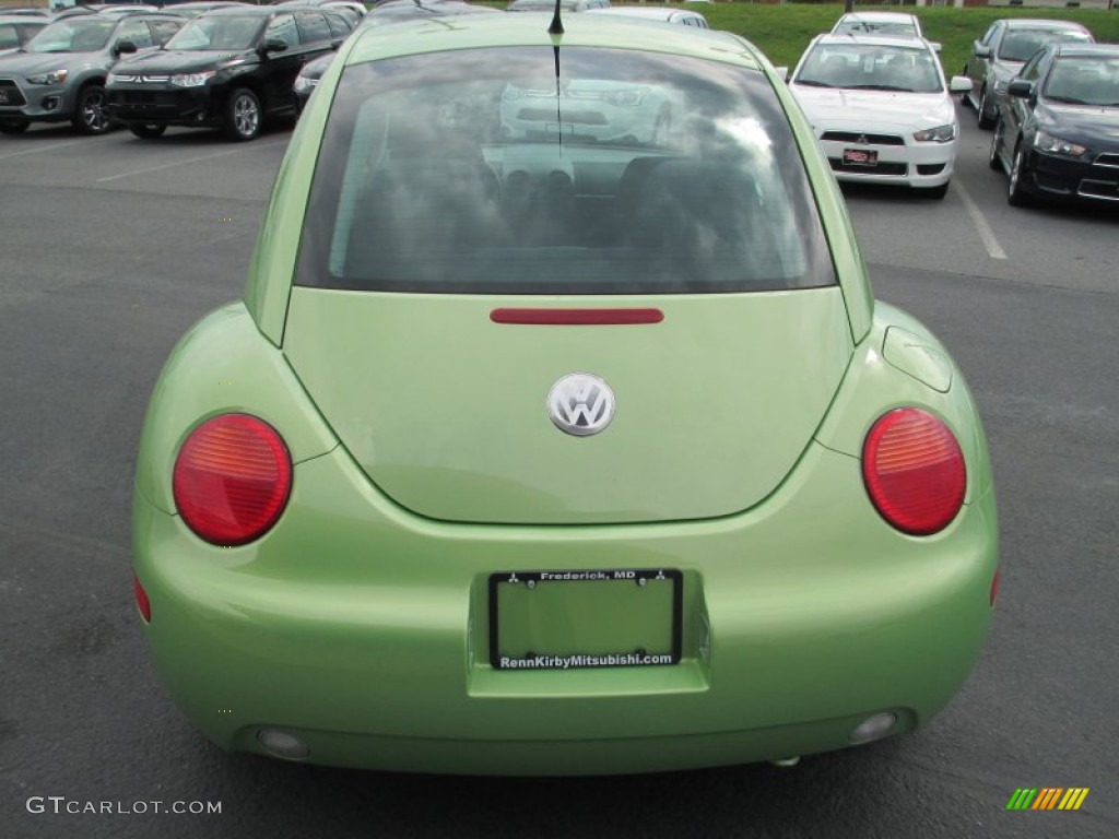2003 New Beetle GLS Coupe - Cyber Green Metallic / Black photo #6