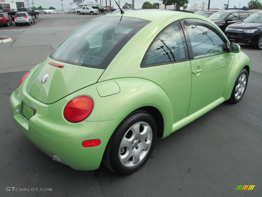 2003 New Beetle GLS Coupe - Cyber Green Metallic / Black photo #7