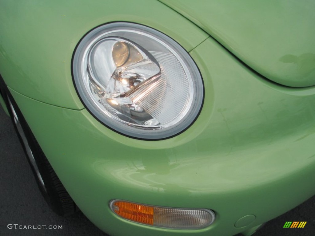 2003 New Beetle GLS Coupe - Cyber Green Metallic / Black photo #10