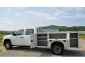 2013 Summit White GMC Sierra 3500HD Crew Cab 4x4 Utility Truck  photo #8