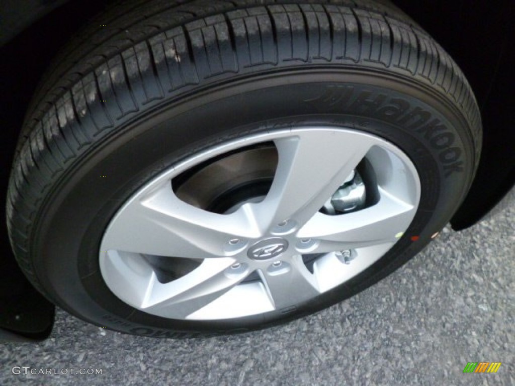 2013 Elantra GLS - Black / Beige photo #9