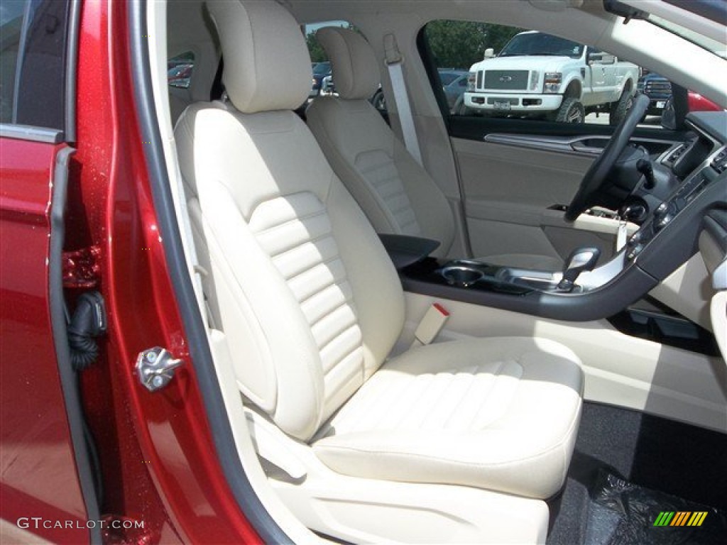 2013 Fusion SE 1.6 EcoBoost - Ruby Red Metallic / Dune photo #11