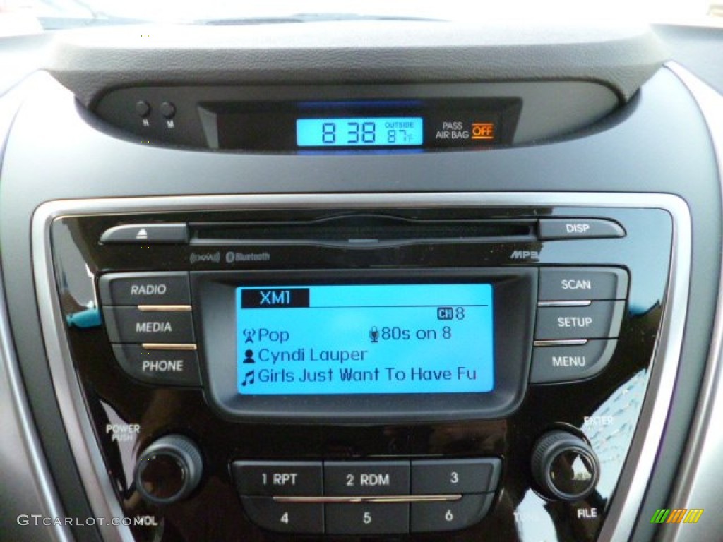 2013 Elantra GLS - Black / Beige photo #19