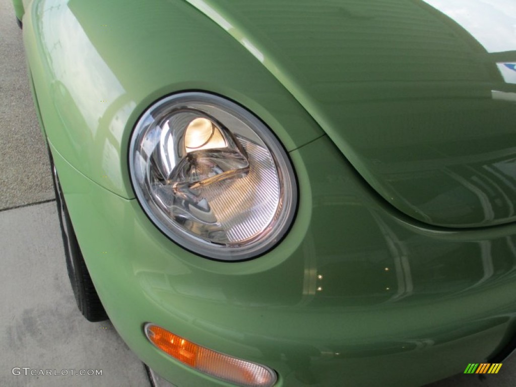 2003 New Beetle GLS Coupe - Cyber Green Metallic / Black photo #31