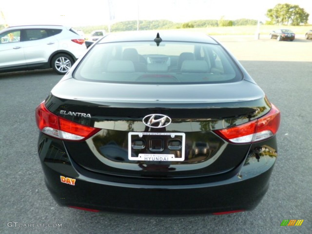 2013 Elantra GLS - Black / Gray photo #6