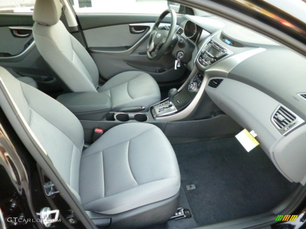 2013 Elantra GLS - Black / Gray photo #10
