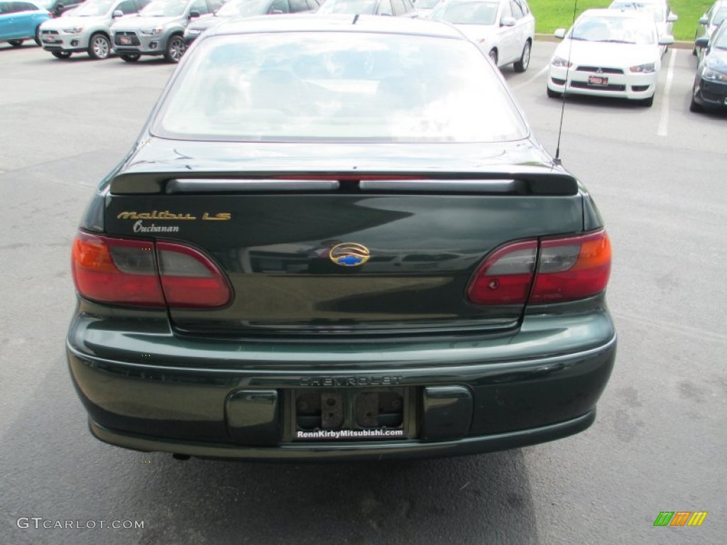 2003 Malibu LS Sedan - Dark Tropic Teal Metallic / Neutral Beige photo #6