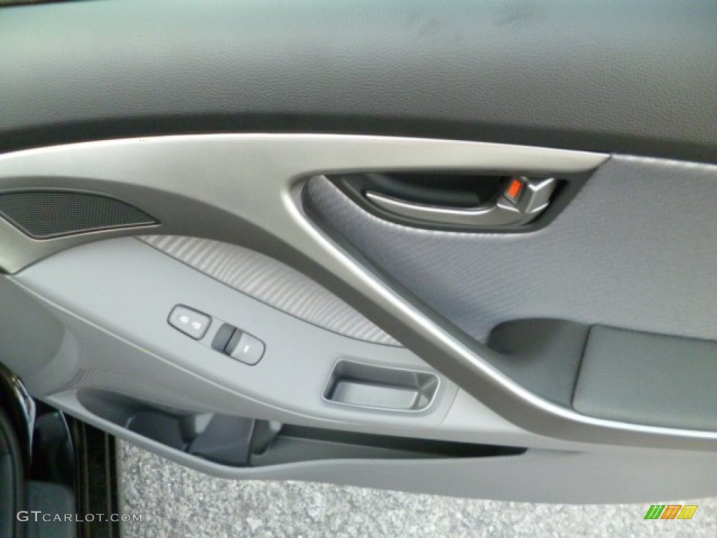 2013 Elantra GLS - Black / Gray photo #11