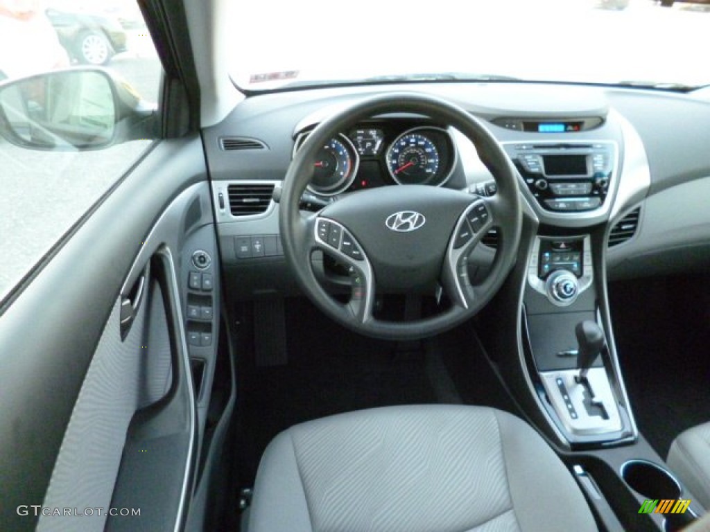 2013 Elantra GLS - Black / Gray photo #14