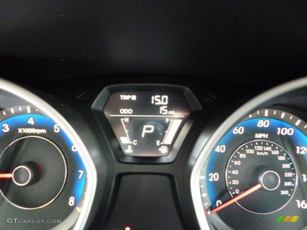 2013 Elantra GLS - Black / Gray photo #20