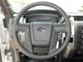 Steel Gray 2013 Ford F150 XLT SuperCab Steering Wheel