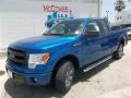 2013 Blue Flame Metallic Ford F150 STX SuperCab  photo #1