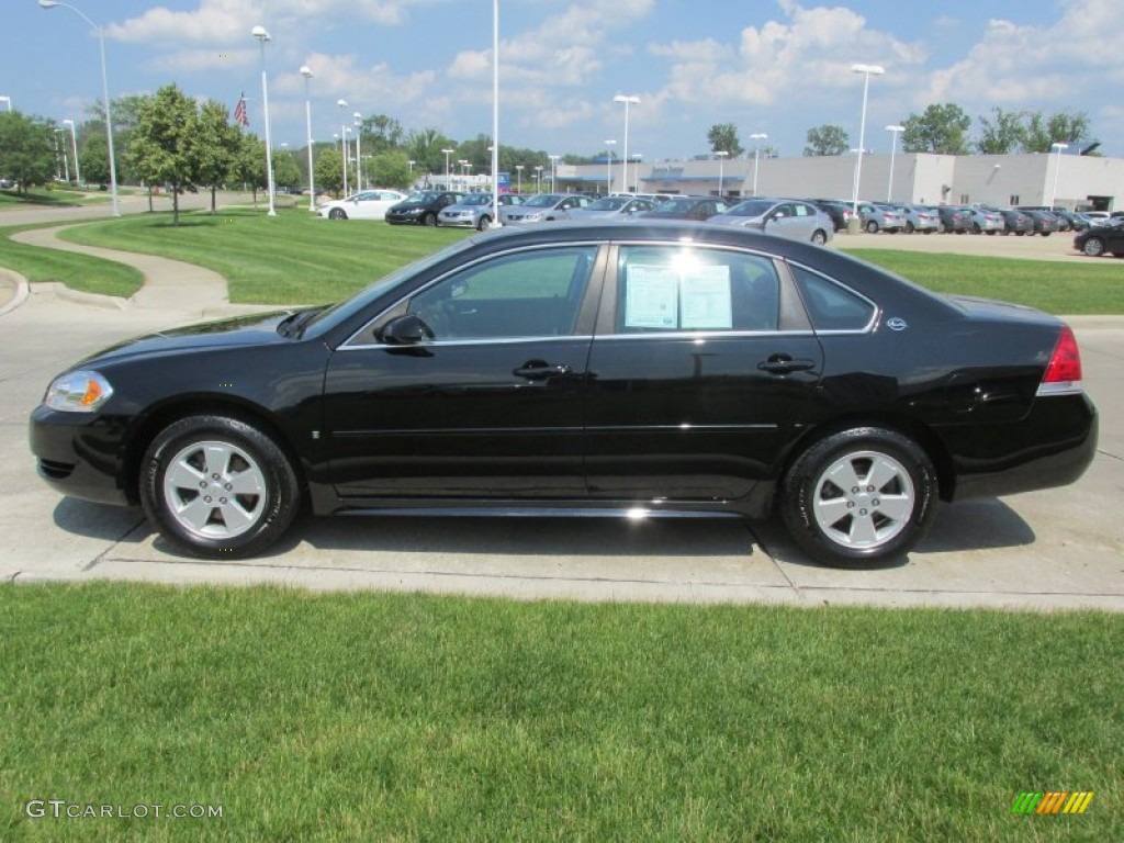 Black 2009 Chevrolet Impala LT Exterior Photo #82781372