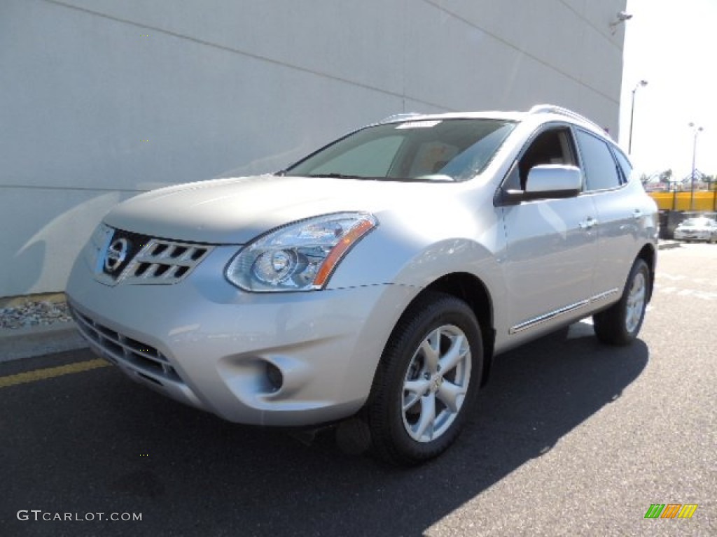 2011 Rogue SV - Silver Ice Metallic / Black photo #1