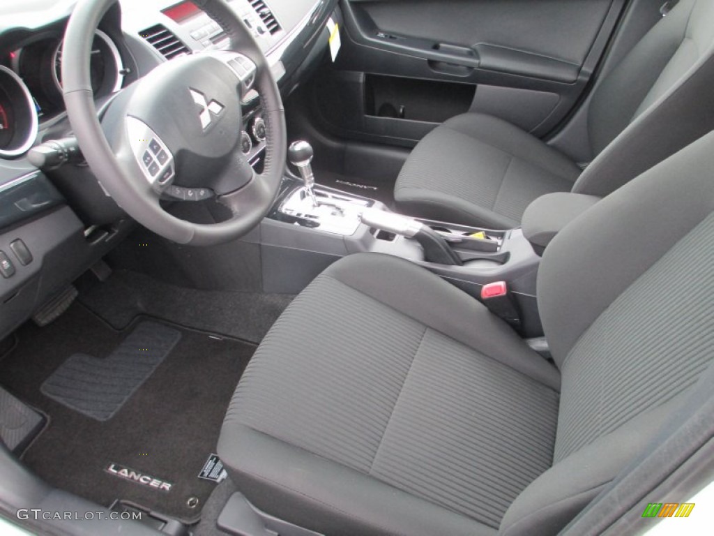 Black Interior 2013 Mitsubishi Lancer GT Photo #82781624