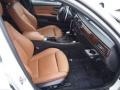 Saddle Brown Dakota Leather Front Seat Photo for 2011 BMW 3 Series #82781851